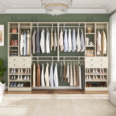 モモンガ様2025ss luxe【Conny's CLOSET】PT サイズＳ Elise-Modular-Wood-Closet-